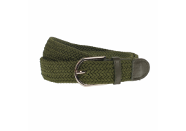 Curea elastica, casual, latime 3.5 cm, verde inchis  - NB035